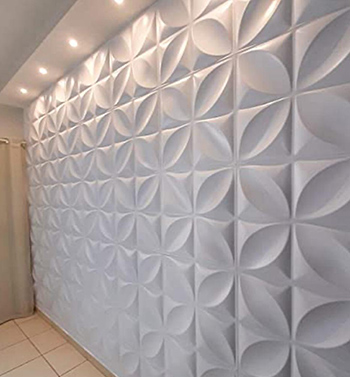 Paredes de gesso em 3D